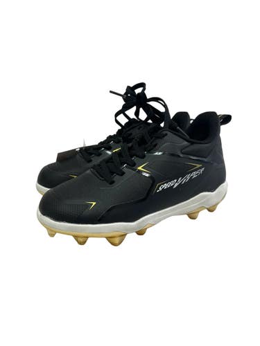 Used SPEED VIPER BB/SB Cleats Black Youth 11.0 11692-S000158392