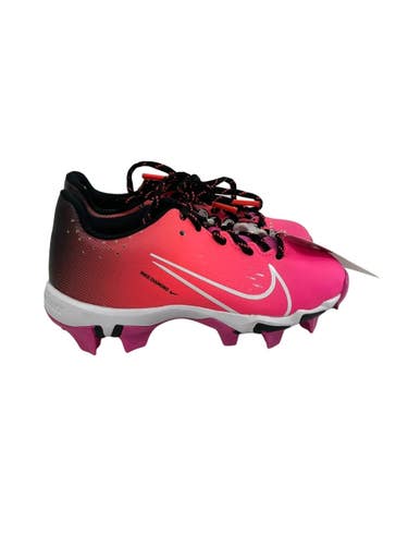 Used Nike HYPERDIAMOND 4 KEYSTONE BB/SB Cleats Pink And Black Youth 13.0 11692-S000158396