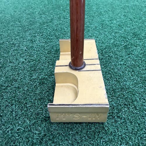 Vintage Original Pendulum Rectangle Putter Men's Right Hand Wooden Shaft 37"