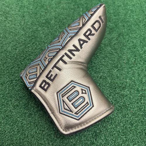Bettinardi Multi Hex B Metallic Gray Putter Headcover Golf Blade Head Cover
