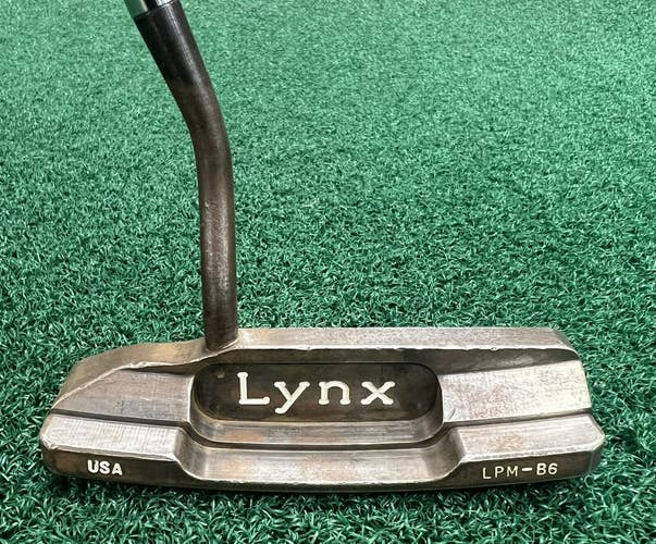 LYNX LPM-B6 Carbon Steel Blade Putter Men's Right Hand 35.5" All Original Steel