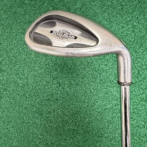 Callaway Steelhead X 14 Pro Series 58 LW Lob Wedge MRH Stiff Flex Steel Shaft