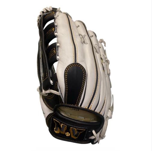 Used NOVAK BB/SB Glove RH Throw White 12" 11602-S000113278