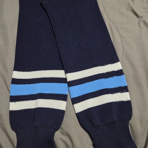 Navy Blue Senior Socks Size 32