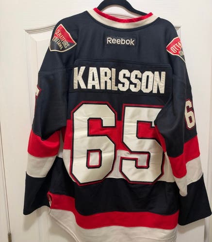 Ottawa Senators  Reebok Heritage Jersey XL - Erik Karlsson