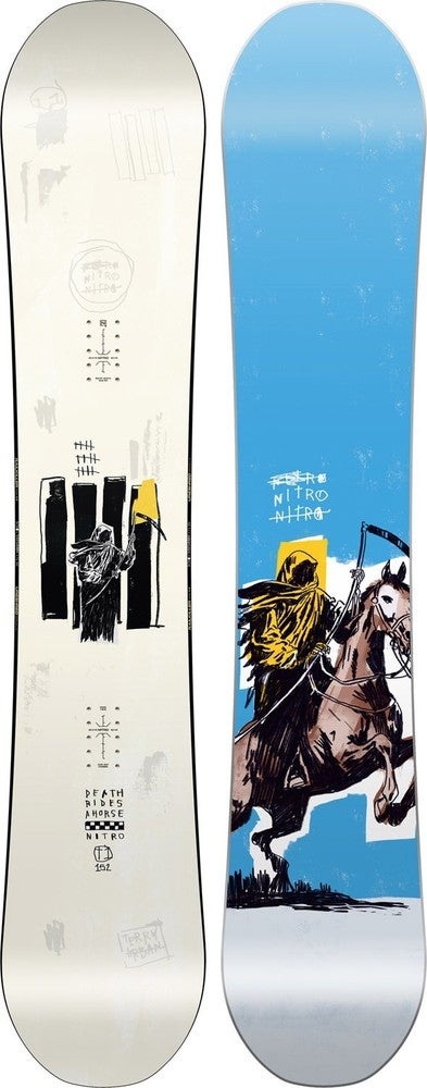 Nitro T1 Men's Snowboard 152 cm Park Camber-Out Twin New 2026
