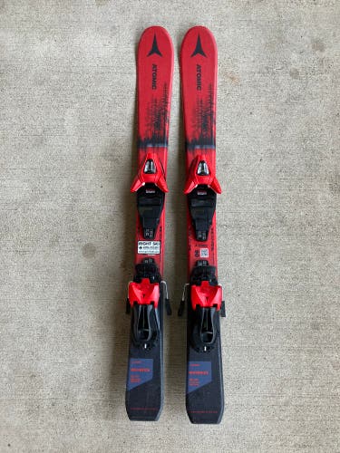 Kid's Atomic Maverick 90 cm Skis | Atomic C5 Bindings (Used)