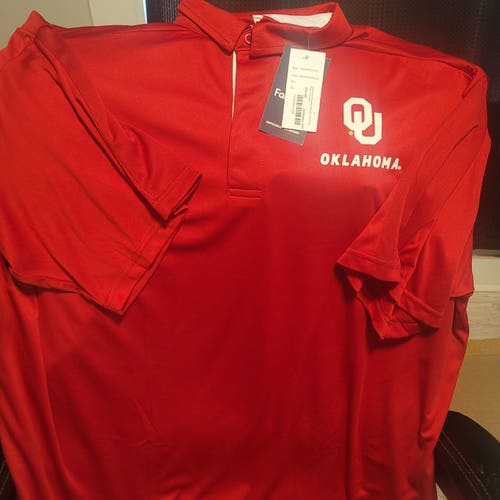 NWT Fanatics Oklahoma Sooners Red Polo 3XL - NEW