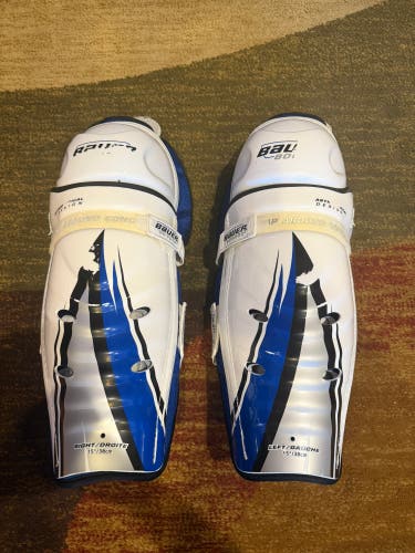 Bauer SG8000 Senior 15" Shin Pads (Used)
