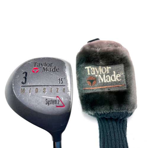 TaylorMade System 2 3 Fairway Wood 15* Dynamic Gold Stiff Steel Mens RH