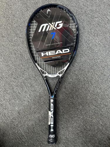 Head MXG 7 Tennis Racquet Grip size (4 1/4) Black 16x18