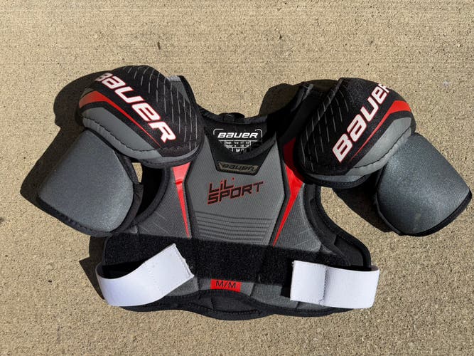Medium Junior Bauer Lil Sport Shoulder Pads (Used)