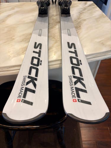 Stockli Laser SC Skis With SRT Bindings