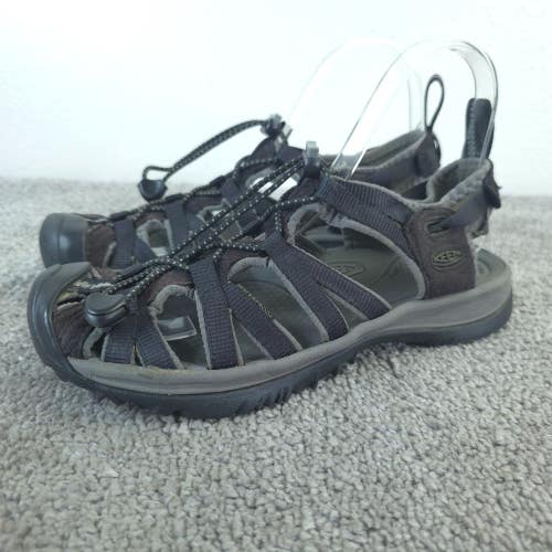 KEEN Whisper Sport Sandals Womens Size 7 Waterproof Hiking Shoes Black