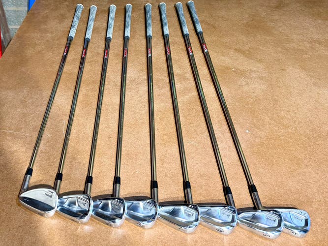 Srixon ZX7 Iron Set 4-AW 8 Clubs KBS $-Taper 120 Stiff RH Forged