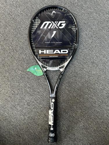 Head MXG 1 Tennis Racquet Grip size (4 1/4) Black 16x19