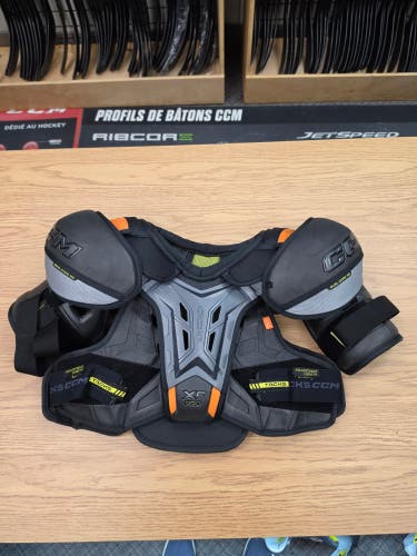 Large Senior CCM Tacks XF Pro Shoulder Pads Pro Stock (Used) #V3