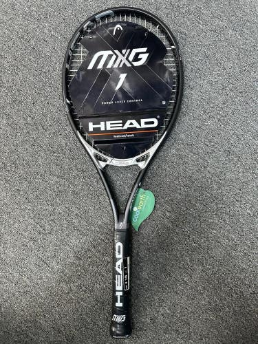 Head MXG 1 Tennis Racquet Grip size (4 1/8) Black 16x19