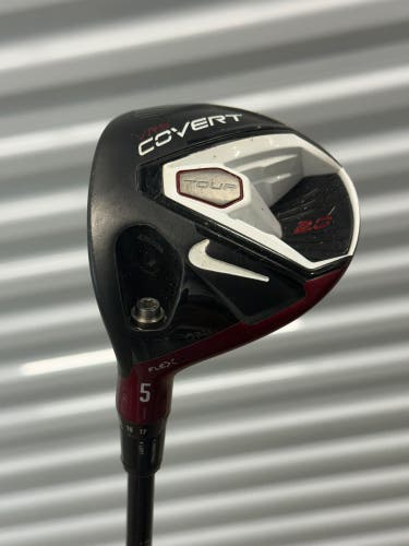 Men's 2014 Nike Covert Left Hand Fairway Wood Extra Stiff Flex 5 Wood Graphite Shaft (Used)