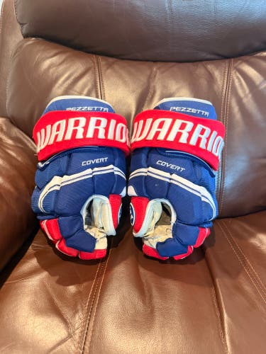 Warrior Covert 14” Montreal Canadiens Pro Stock Gloves — Pezzetta (Used)