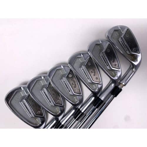 Callaway X Forged CB 21 Iron Set 5-PW Elevate ETS VSS Pro 15g Stiff RH