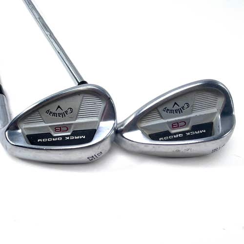 Callaway Mack Daddy CB Wedge Set 52* 12 | 56* 14 Impact Wedge Steel Mens RH