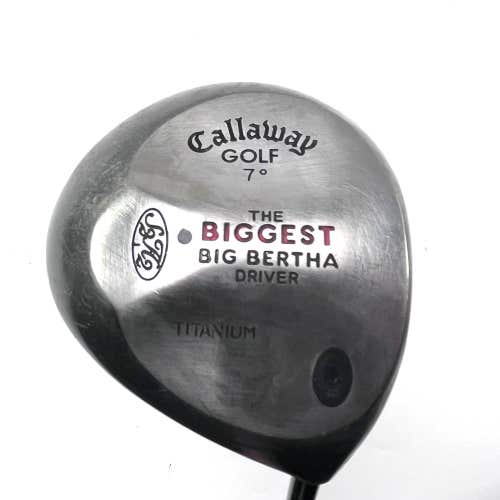 Callaway Biggest Big Bertha Driver 7* Grafalloy ProCustom Senior RH