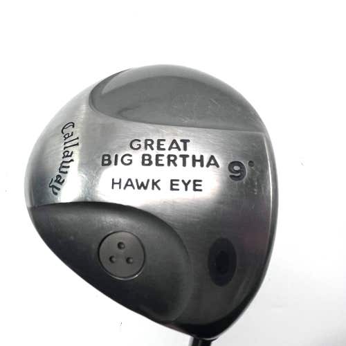 Callaway Hawkeye Driver 9* Hawk Eye UL Firm Graphite Mens RH Midsize Grip