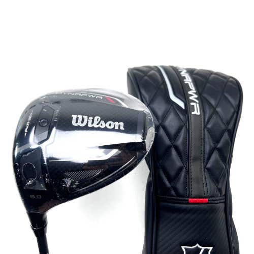 LEFTY Wilson DYNAPWR Carbon Driver 9* HZRDUS 6.0 Black 60g Stiff LH HC NEW