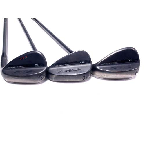 Titleist Vokey SM10 Jet Black Wedge Set 50* 8 | 54* 8 | 58* 12 Senior RH