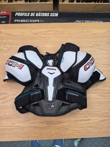 Medium Senior CCM JetSpeed FT6 Pro Shoulder Pads Pro Stock (Used) #V7