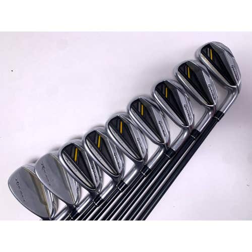 TaylorMade RocketBladez Iron Set 4-PW+AW+SW RocketFuel 65g Regular RH