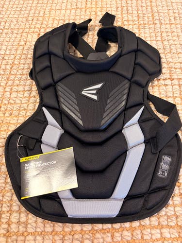 New With Tags Easton Gametime Catcher's Chest Protector - Black/Grey - NOCSAE Approved