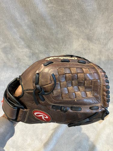 Brown Rawlings Mark of a Pro RH Pitcher's Baseball Glove 12.5" (Used)