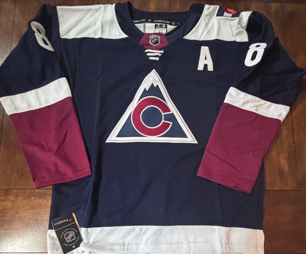 Colorado Avalanche Alternate Cale Makar Jersey Adult Size XL (54) NWT