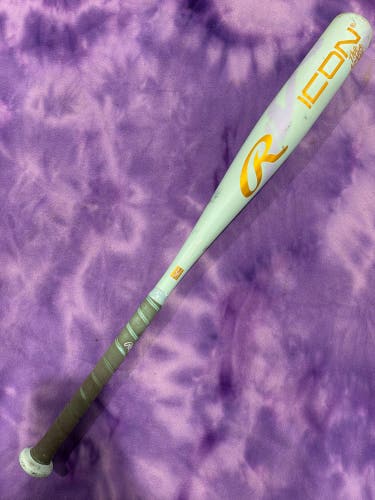 2026 Rawlings Icon Composite Bat USABat Certified (-10) Composite 19 oz 29" (Used)