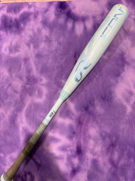 2026 Rawlings Icon Composite Bat USSSA Certified (-10) Composite 19 oz 29" (Used)