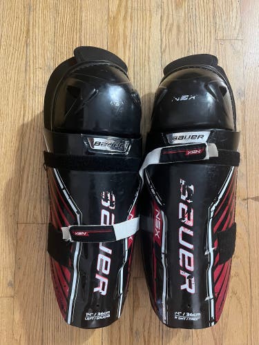 Bauer NSX Hockey Senior Shin Pads, 14”