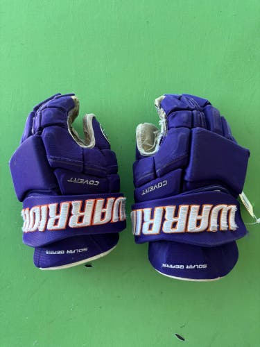 Purple Senior Warrior Covert Pro Team Gloves 14" Pro Stock