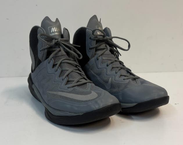 Nike Prime Hype DF 2 Cool Grey Mid Basketball Sneakers US Men's 13 EU 47.5 GREAT