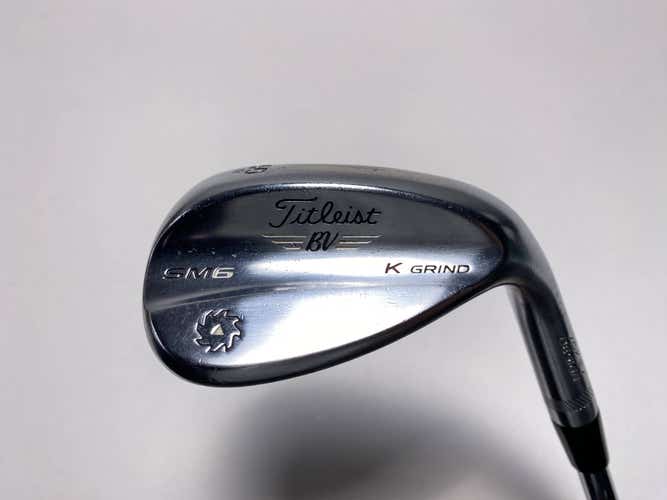Titleist Vokey SM6 Tour Chrome Wedge 60* 12 Bounce K-Grind N.S. Pro 950 Stiff RH