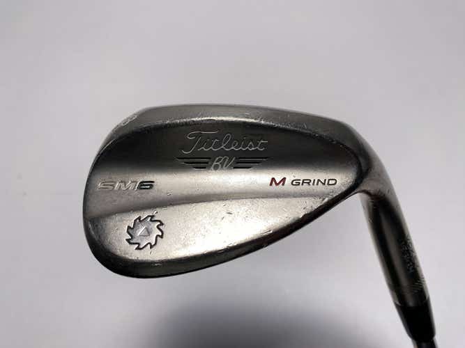 Titleist Vokey SM6 Steel Grey Wedge 58* 8 Bounce M-Grind Wedge Steel Mens RH