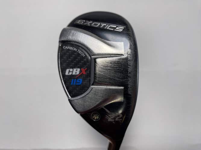 Tour Edge Exotics CBX 119 4 Hybrid 22* Project X Even Flow 5.5 85g Regular RH
