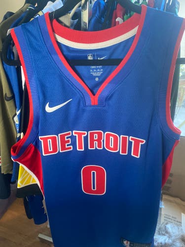 Blue XL Adult Unisex Nike Jersey (New) Jalen Duren