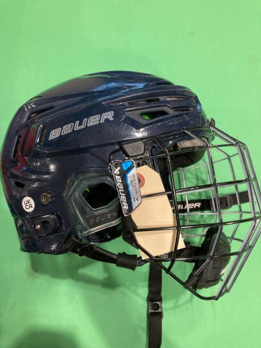 Blue Small Bauer Re-Akt 155 Helmet (Used)