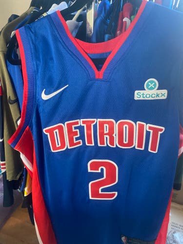 Blue Medium Adult Unisex Nike Jersey (New) Cade Cunningham