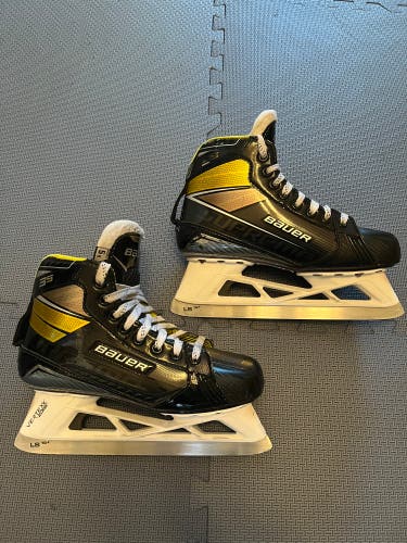 2020 Bauer Supreme 3S Hockey Goalie Skates Regular Width Size 5.5 (Used)