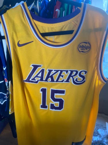 Yellow XXL Adult Unisex Nike Jersey (New) Austin Reaves