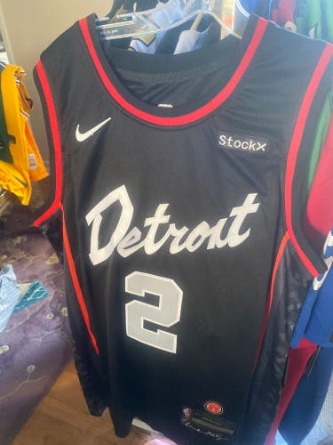 Black Large Adult Unisex Nike Jersey (New) Cade Cunningham