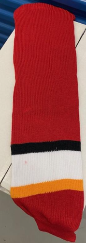 19 Pairs Calgary Colors Athletic Knit Hockey Socks Small 22"